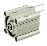 cdq2kb20-20dz SMC Pneumatic Compact Cylinder - 20 mm Bore, 20 mm CDQ2 Series, Double Acting Acting