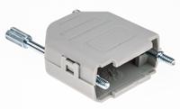 mhdppk9-i-k MH Connectors MHDPPK-SLIM Series Polyamide D Sub Backshell, 9 Way, Strain Relief