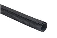 170-01014-twist-in-19-pet-bk HellermannTyton Braided PET Black Cable Sleeve, 19mm Diameter, 2m Length, Helagaine Series
