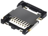 st1w008s4a JAE 8 Way Micro SD Memory Card Connector With Solder Termination