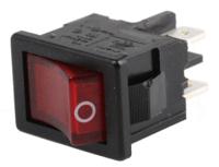 18551102 Marquardt Illuminated DPST, On-Off Rocker Switch Panel Mount