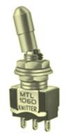 mtl-106-d KNITTER-SWITCH Toggle Switch, Panel Mount, On-On, SPDT, Solder Terminal