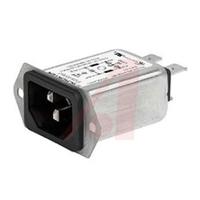 512303060 Schurter C14, C18 Panel Mount IEC Connector Male, 10A, 250 V
