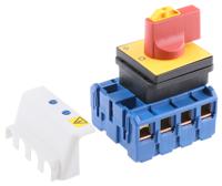 kg100t204gba007e Kraus & Naimer 4P Pole Panel Mount Isolator Switch - 100A Maximum Current, 37kW Power Rating, IP65