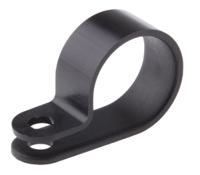 211-60009-h10p-pa66hs-bk HellermannTyton 17.5mm Black, Polyamide P Clip