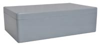 190-4277 RS PRO Grey Fibreglass Reinforced Polyester Enclosure, IP66, Grey Lid, 600 x 250 x 161mm