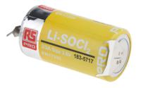 183-5717 RS PRO Lithium Thionyl Chloride 3.6V, 2/3 A 2/3 A Battery