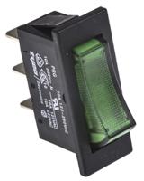 1634202-6 TE Connectivity Illuminated SPST, On-Off Rocker Switch Panel Mount
