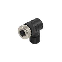 11258 Lumberg Automation Connector, 4 Contacts, M12 Connector, Socket, Female, IP65, IP67, RKCW Series