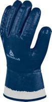 ni17510 Delta Plus NI175 Blue Nitrile Work Gloves, Size 10, Nitrile Coating