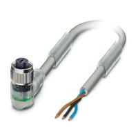1456721 Phoenix Contact Female 3 way M12 to Unterminated 3 way Unterminated Sensor Actuator Cable, 3 m
