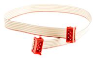 1483351-3 TE Connectivity Micro-MaTch Series Flat Ribbon Cable, 6-Way, 1.27mm Pitch, 250mm Length, Micro-MaTch IDC to Micro-MaTch