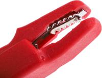 932146101 Hirschmann Test & Measurement Crocodile Clip 4 mm Connection, Brass Contact, 25A, Red