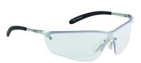 silpsi Bolle Safety SILIUM Anti-Mist UV Safety Glasses, Clear Polycarbonate Lens, Vented