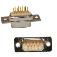 172-e09-113r911 Norcomp 172 9 Way Through Hole D-sub Connector Plug, 2.54mm Pitch, with 4-40 Spacer/Board Lock