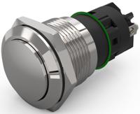 82-51621000 EAO 82 Series Push Button Switch, Momentary, Panel Mount, 19mm Cutout, SPDT, 240V, IP65, IP67
