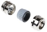 53112270 Lapp SKINTOP Series Metallic Nickel Plated Brass Cable Gland, PG36 Thread, 19mm min., 32mm max., IP68