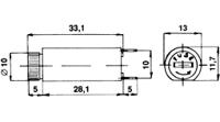 696309000000 Wurth Elektronik 10A Fuse Holder for 5 x 20mm Fuse, 250V