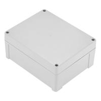 192-0697 RS PRO Grey ABS Enclosure, IP65, Grey Lid, 191.3 x 240 x 105.7mm