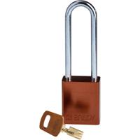 150284 Brady LOTO-99 Key Weatherproof Aluminium Padlock, 6.35mm Shackle, 38.00mm Body