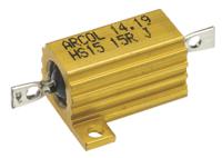 hs15-15r-j Arcol, 15Ω 15W Wire Wound Chassis Mount Resistor HS15 15R J ±5%