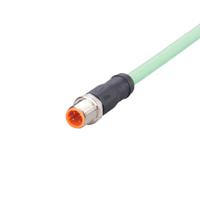 evc895 ifm electronic Male 4 way M12 to Male 4 way M12 Communication Cable, 10 m