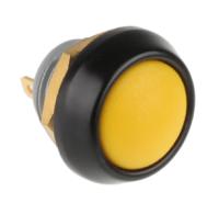 59-115 ITW Switches 59 Series Miniature Push Button Switch, Momentary, Panel Mount, 13.65mm Cutout, SPST, Clear LED, 125V ac,