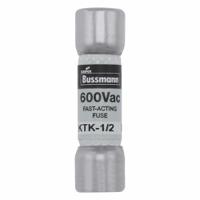 ktk-12 Eaton 500mA F Melamine Cartridge Fuse, 10 x 38mm