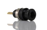 191-7885 RS PRO Black/Red Female Banana Socket, 2mm Connector, 10A, 600V, Gold Plating