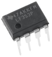 lf353p LF353P Texas Instruments, Operational Amplifier, 3 MHz, 8-Pin 18 V PDIP
