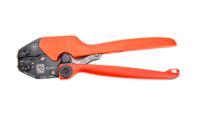 208-0636 RS PRO Hand Ratcheting Crimp Tool for Heatshrink terminals red, blue, yellow, 0.5 → 6mm² Wire
