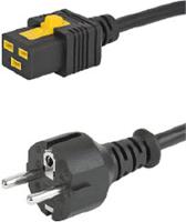 60512043 Schurter IEC C19 Socket to CEE 7/7 Plug Power Cord, 2m