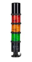 271-2232 RS PRO Amber, Green, Red Signal Tower, 3 Lights, 24V, Screw Mount