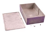 1590d Hammond 1590 Series Natural Die Cast Aluminium Enclosure, IP54, Natural Lid, 187.75 x 119.5 x 52mm