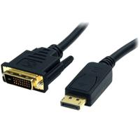 dp2dvi2mm6 StarTech.com DisplayPort to DVI Adapter, 1.8m Length - 1920 x 1200 Maximum Resolution