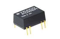 tdr-3-2411wi TRACOPOWER TDR 3WI DC-DC Converter, 5V dc/ 600mA Output, 9 → 36 V dc Input, 3W, Through Hole, +85°C Max Temp