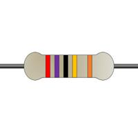 mf0207fte52-270k Yageo 270kΩ Metal Film Fixed Resistor 0.6W ±1% MF0207FTE52-270K