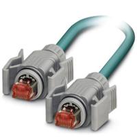 1408956 Phoenix Contact, 2m Cat5, Blue RJ45 to Male RJ45, Shielded Shielded, Terminated
