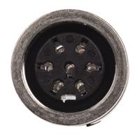 c091-31n007-1002 Amphenol C 091 D Series, 7 Pole Din Socket Socket, 5A, 300 V ac/dc IP67