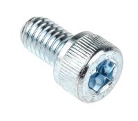 483-8304 RS PRO Bright Zinc Plated Steel Hex Socket Cap Screw, DIN 912, M6 x 10mm