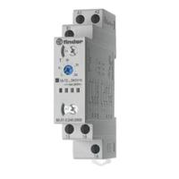 800102400000 Finder 80 Series Series DIN Rail Mount Timer Relay, 12 → 240V ac/dc, 1-Contact, 0.1 → 20 min, 0.1