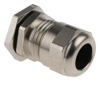 c5009000r SIB SIB-TEC Series Metallic Nickel Plated Brass Cable Gland, PG9 Thread, 4mm min., 9.5mm max., IP68