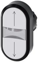 3su1000-3ab66-0an0 Siemens SIRIUS ACT 3SU10 Series White Momentary Push Button, 22mm Cutout, IP66, IP67, IP69K