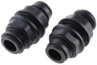 3116-12-00 Legris LF3000 Series Bulkhead Tube-to-Tube Adaptor, Push In 12 mm to Push In 12 mm, Tube-to-Tube Connection Style