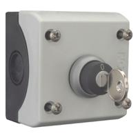 216526-m22-wrskc11i Eaton Stay Put Control Station Switch - SPDT, Plastic, 1 Cutouts, Black, IP66