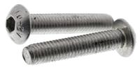 797-6092 RS PRO Stainless Steel Hex Socket Button Screw, ISO 7380, M5 x 25mm