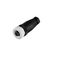 v1-g-bk Pepperl + Fuchs Circular Connector, 4 Contacts, Cable, M12 Connector, Socket, Female, IP67, V1-G-BK Series