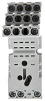 gzm2-gray Relpol 8 Pin 300V ac DIN Rail, Panel Mount Relay Socket, for use with R2N Series Relay