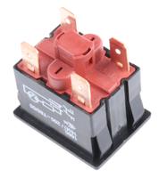 16600201 Marquardt Illuminated Push Button Switch, Latching, Panel Mount, DPST