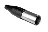 ac7mj Amphenol Industrial Cable Mount XLR Connector, Male, 133 V ac, 7 Way, Silver Plating